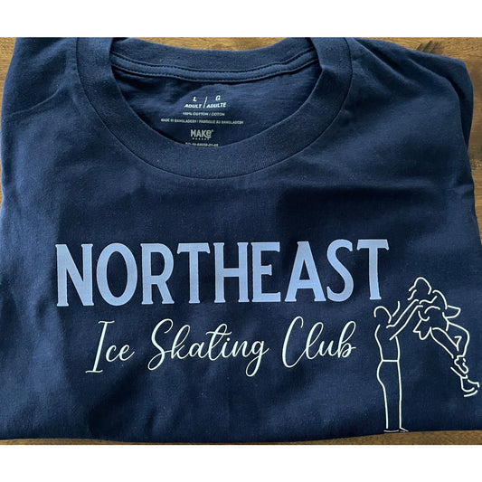 NORTHEAST ICE SKATING CLUB TEE SHIRT